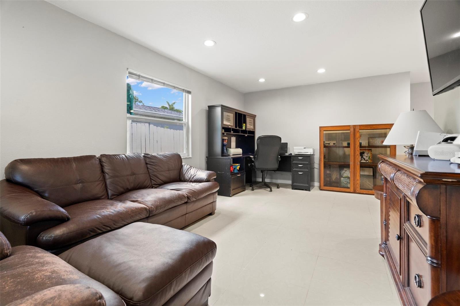 Living room once inside the front door