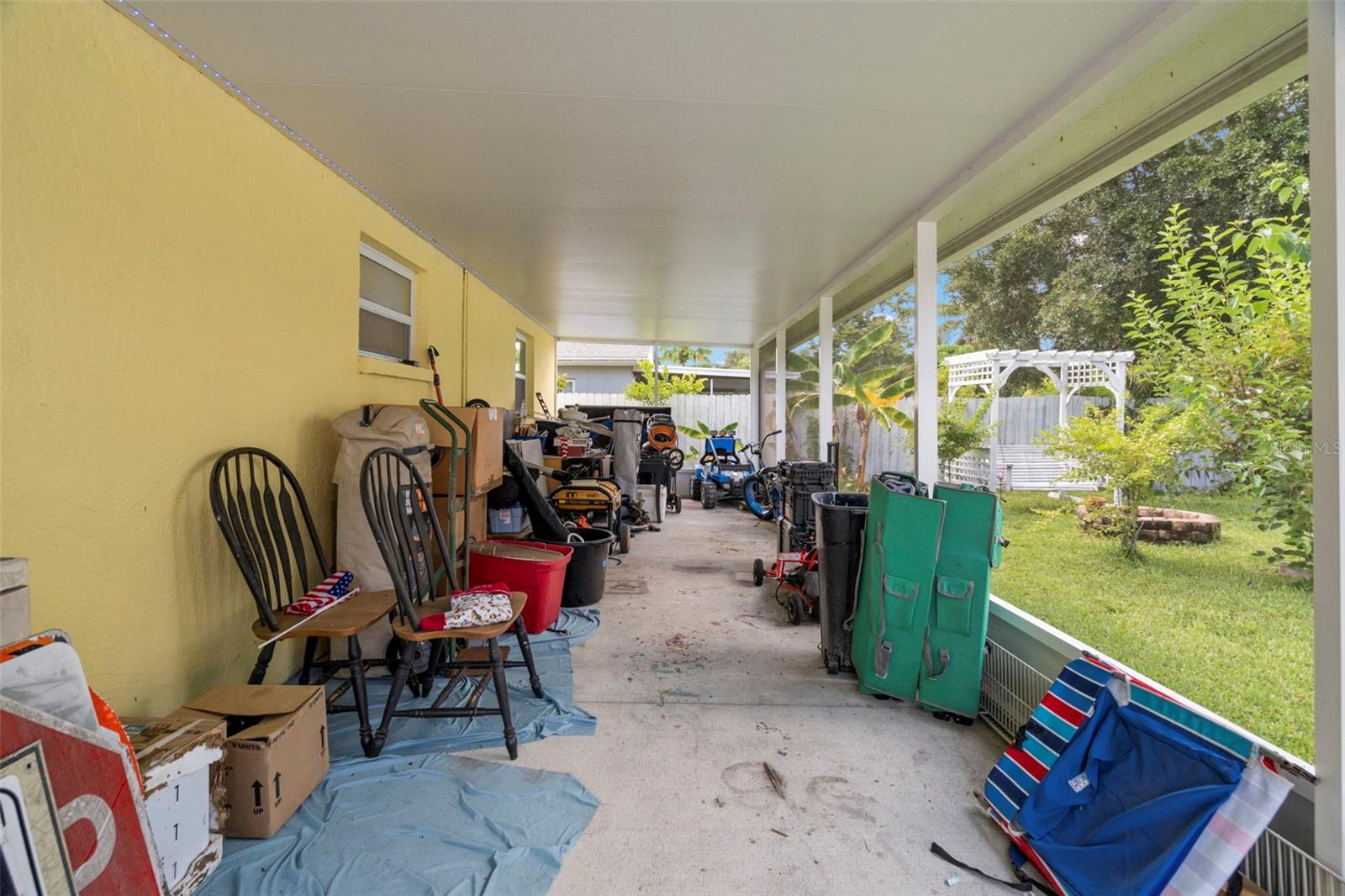 Back screened in porch