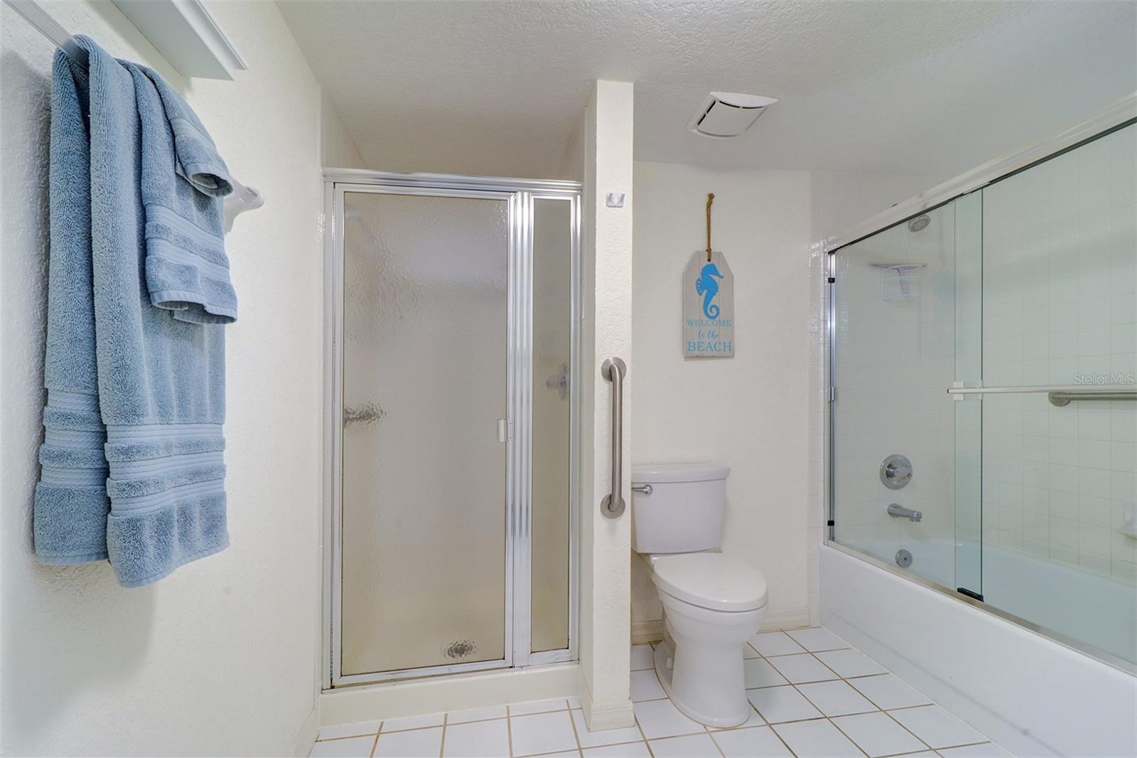 Master Bathroom two showers