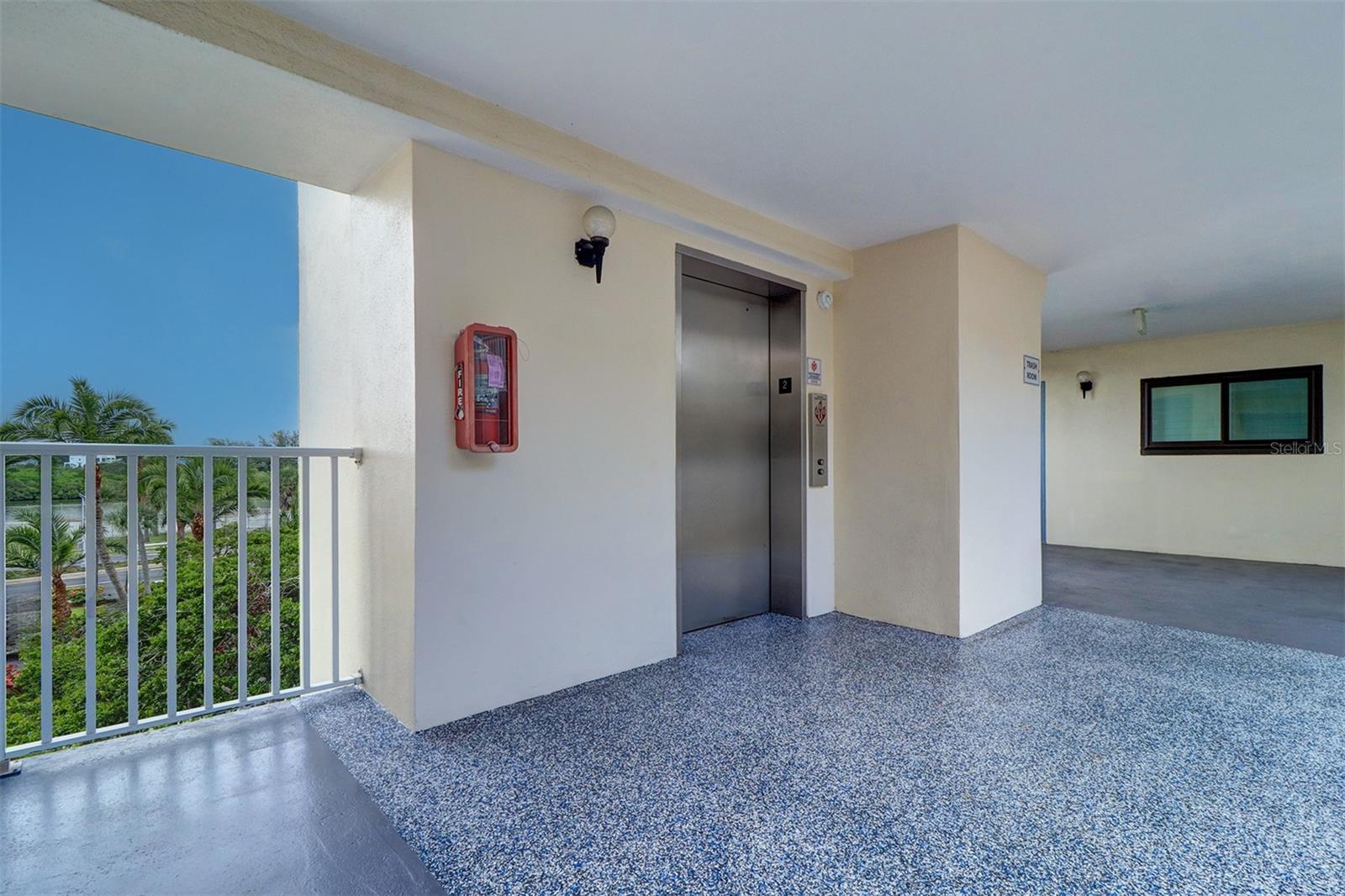 elevator to unit