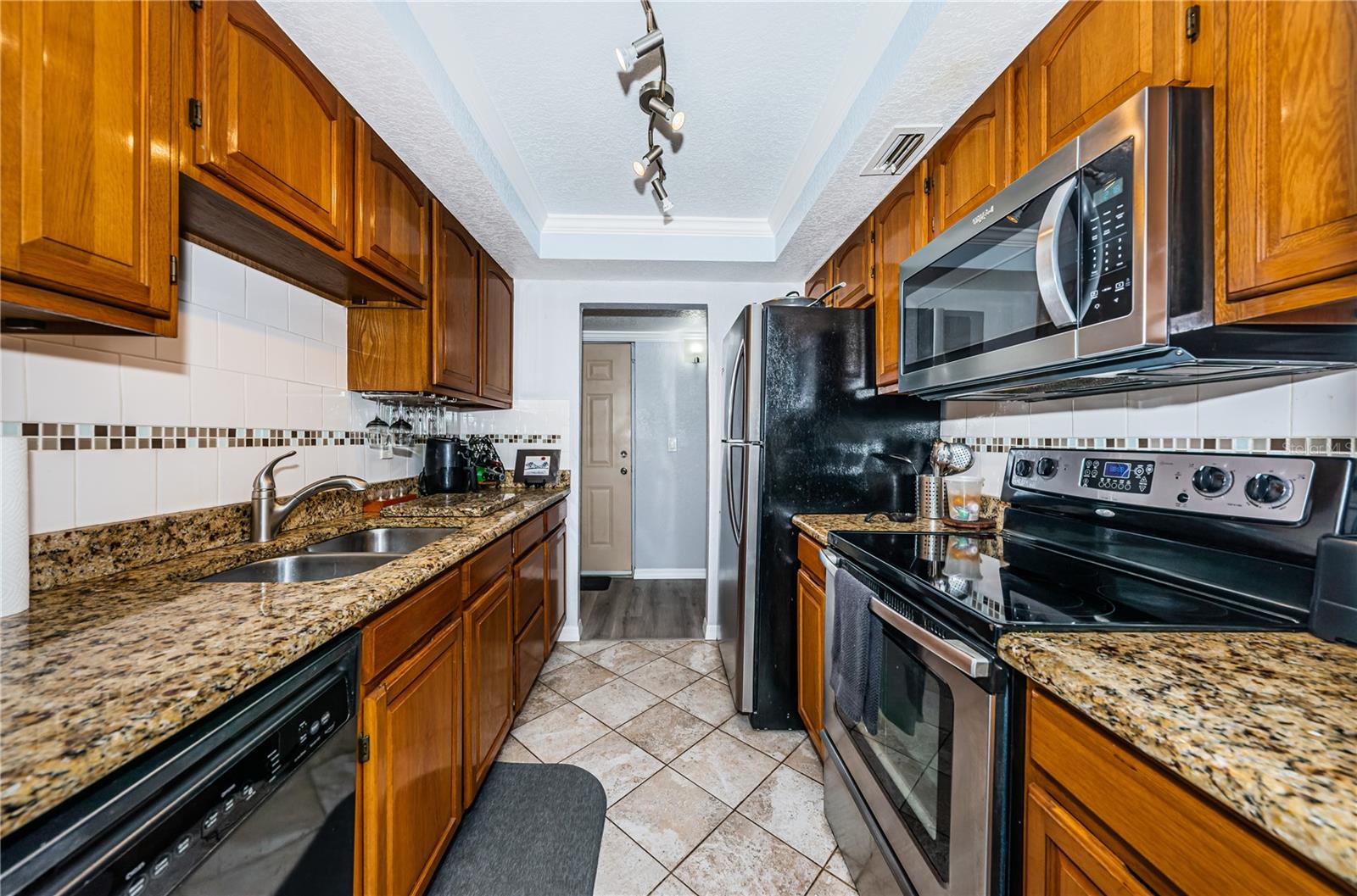 Kitchen view from dining room