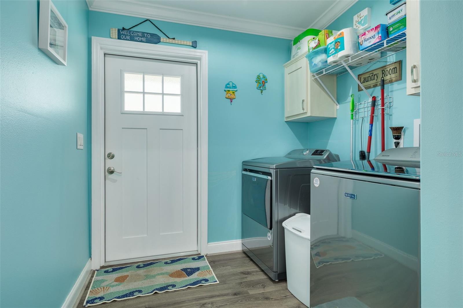 Inside Laundry room