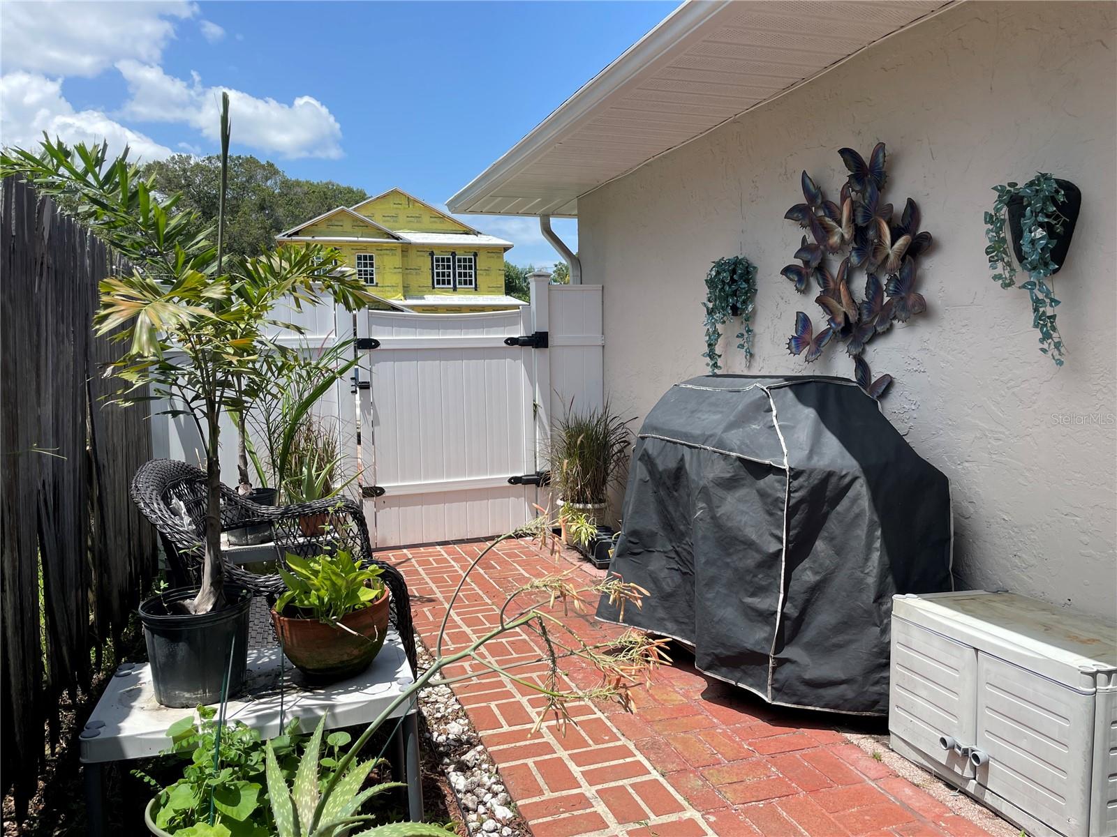 Side Patio with Separate Entrance