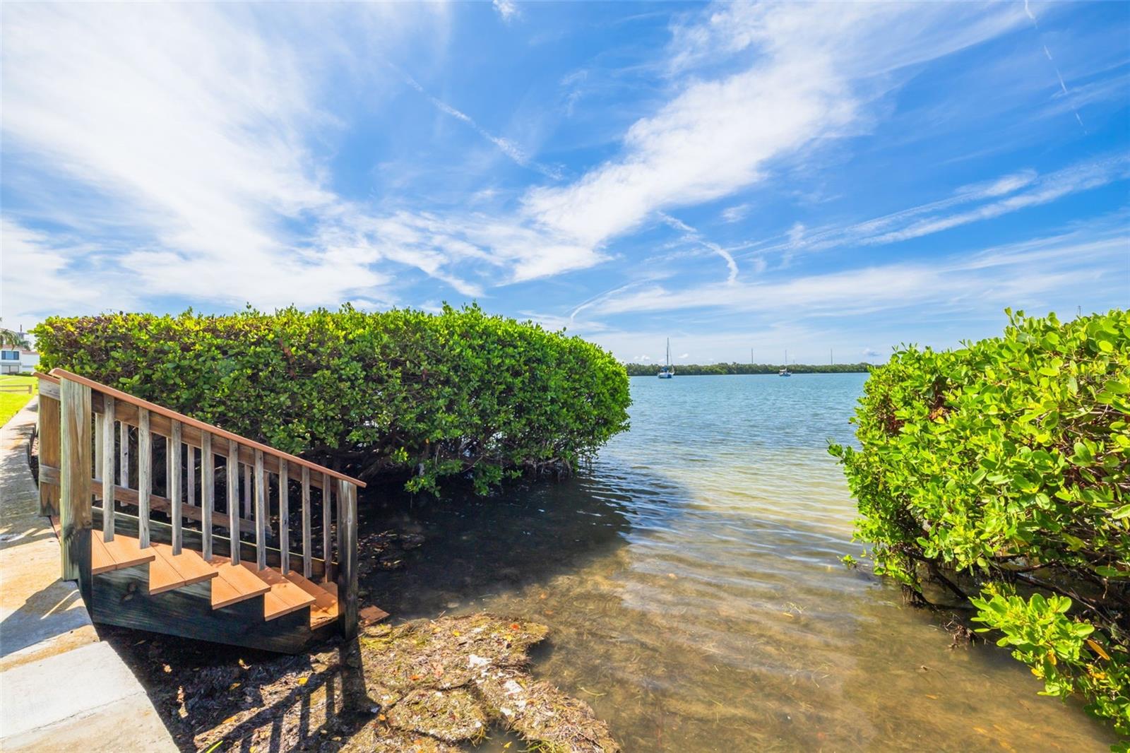 Dip your toes or put your kayak in to explore the bay