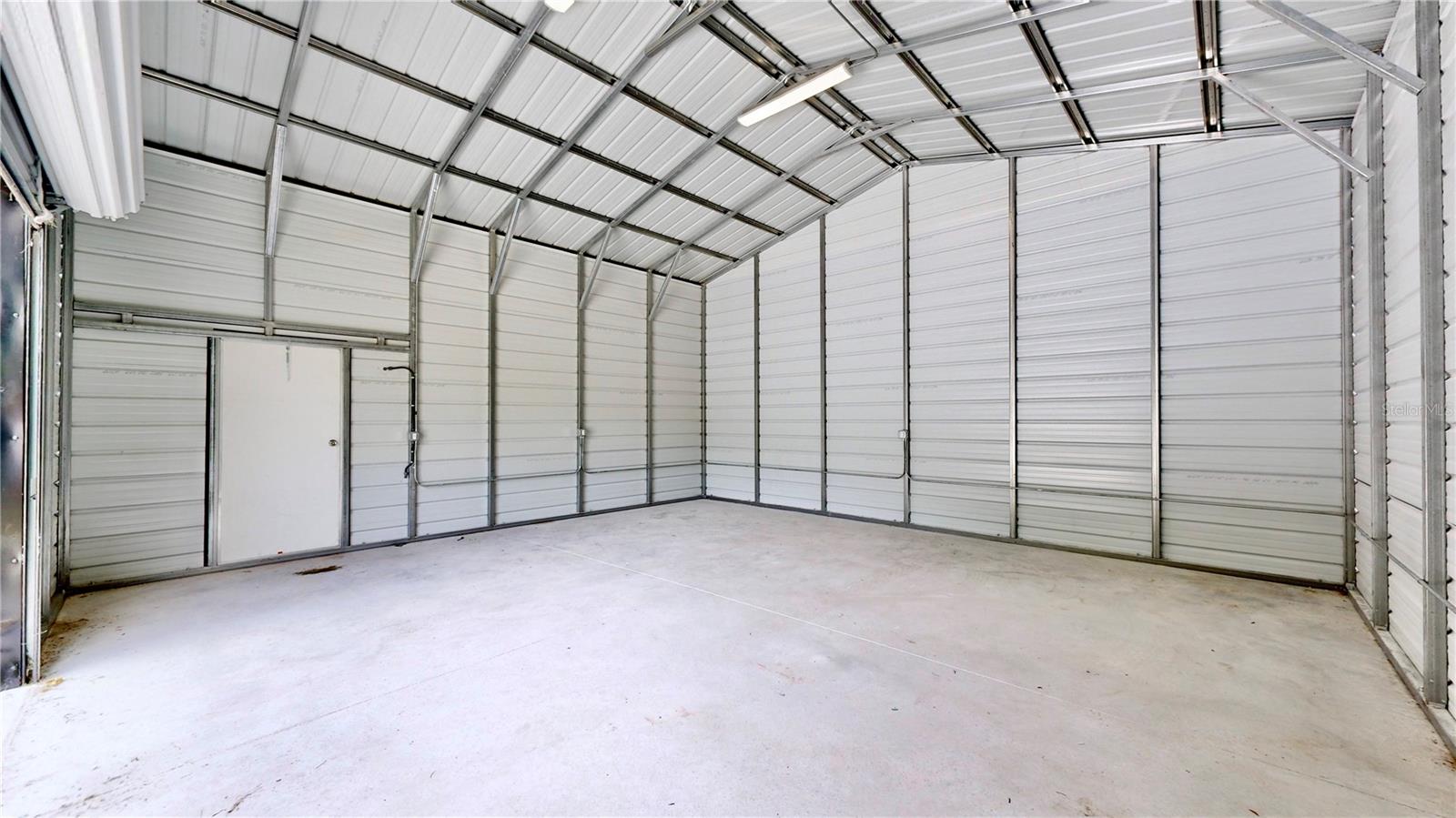 Inside 575 Sqft - 2 Car Garage/Workshop