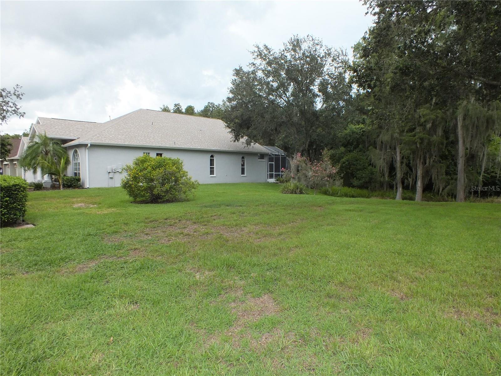 HUGE easement between the houses, tons of privacy