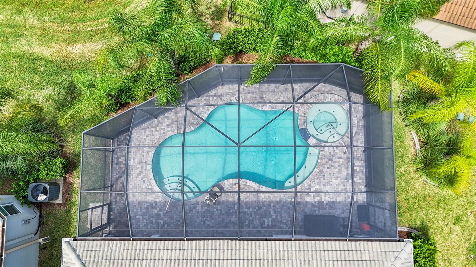 Aerial Patio/Pool/Spa