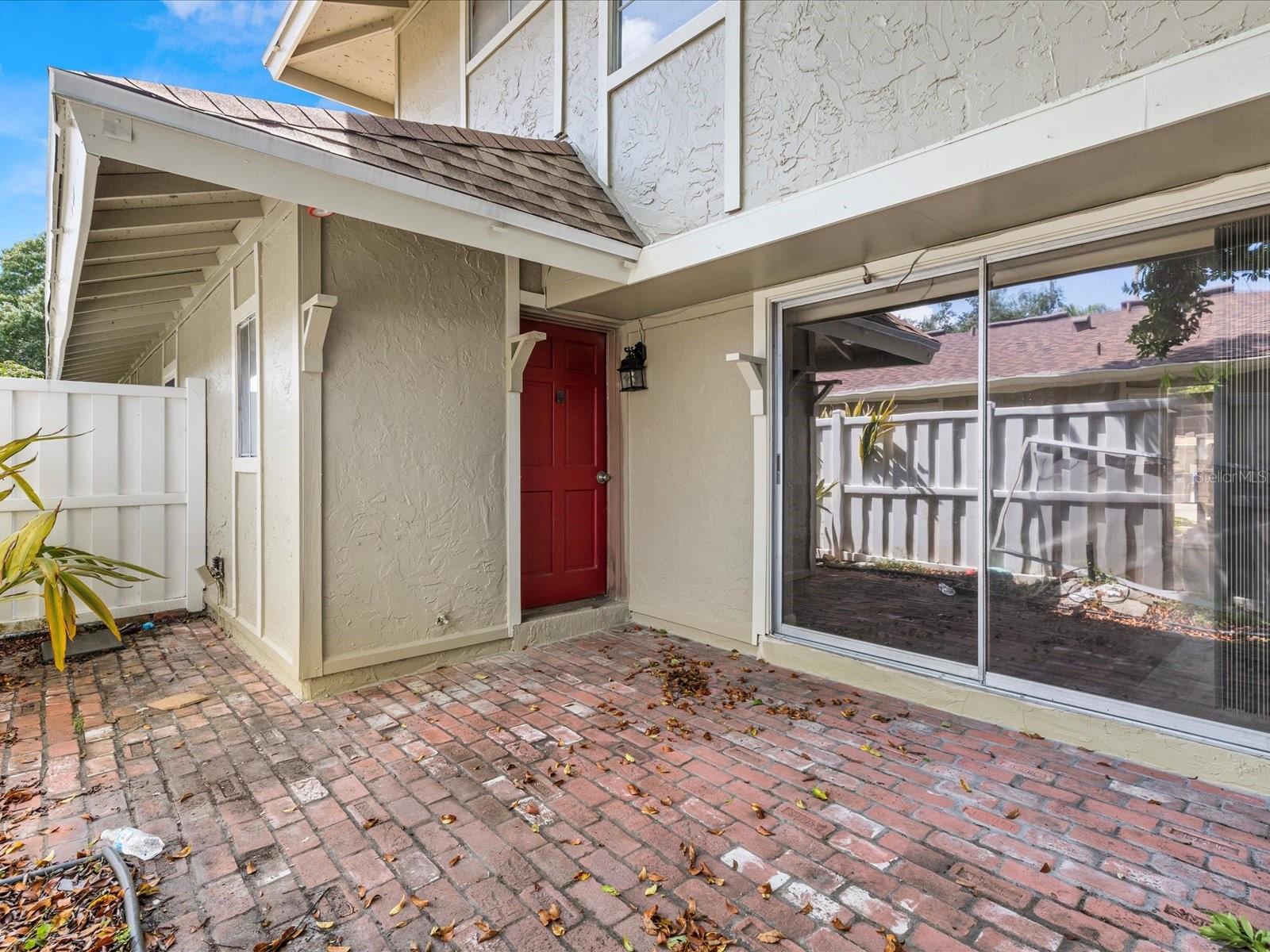 Front Entrance with Private Court Yard