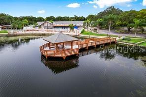 Footprint Lake behind Timber Oaks Clubhouse