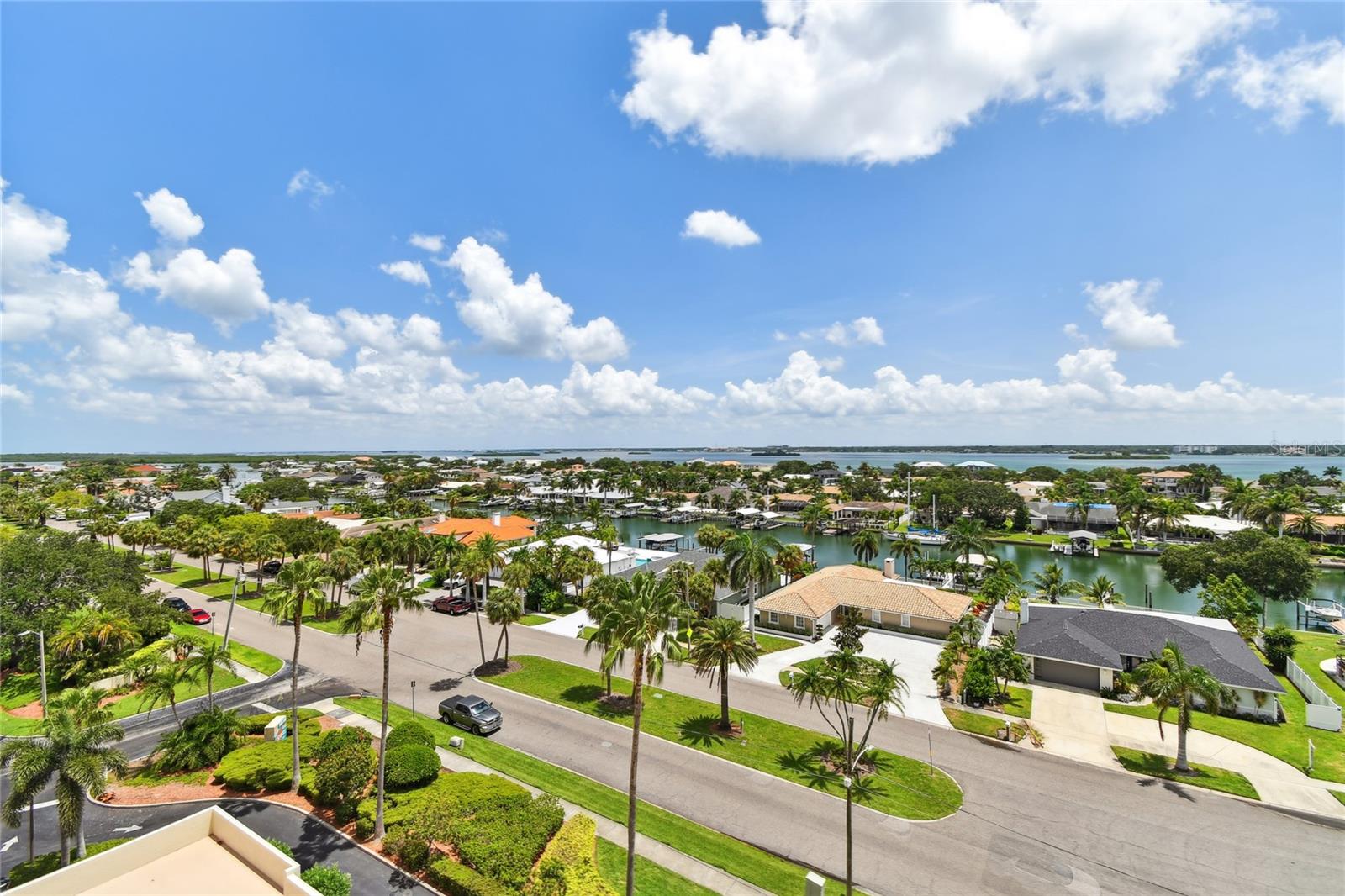 Views looking north from your balcony