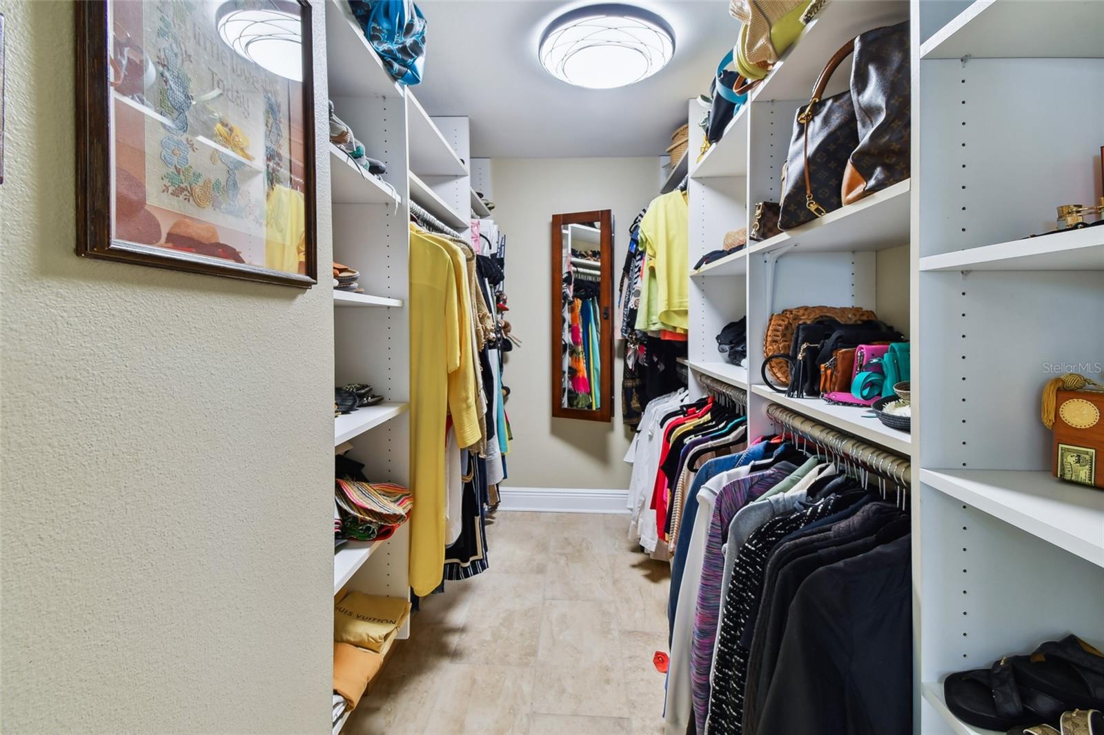 Owner's Suite with walk-in "outfitted" closet