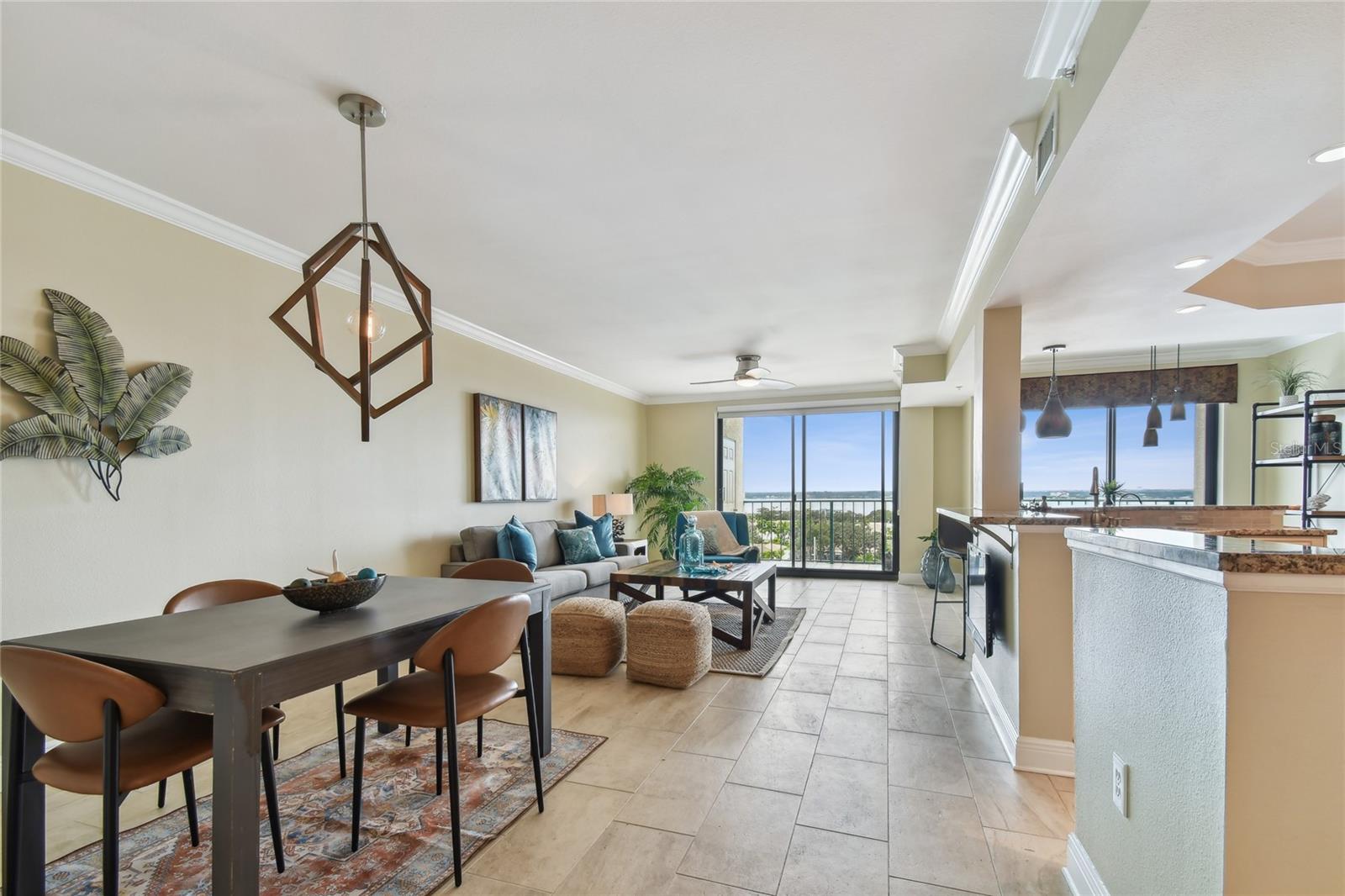 The Great Room opens to stunning views of The Intracoastal Waterways