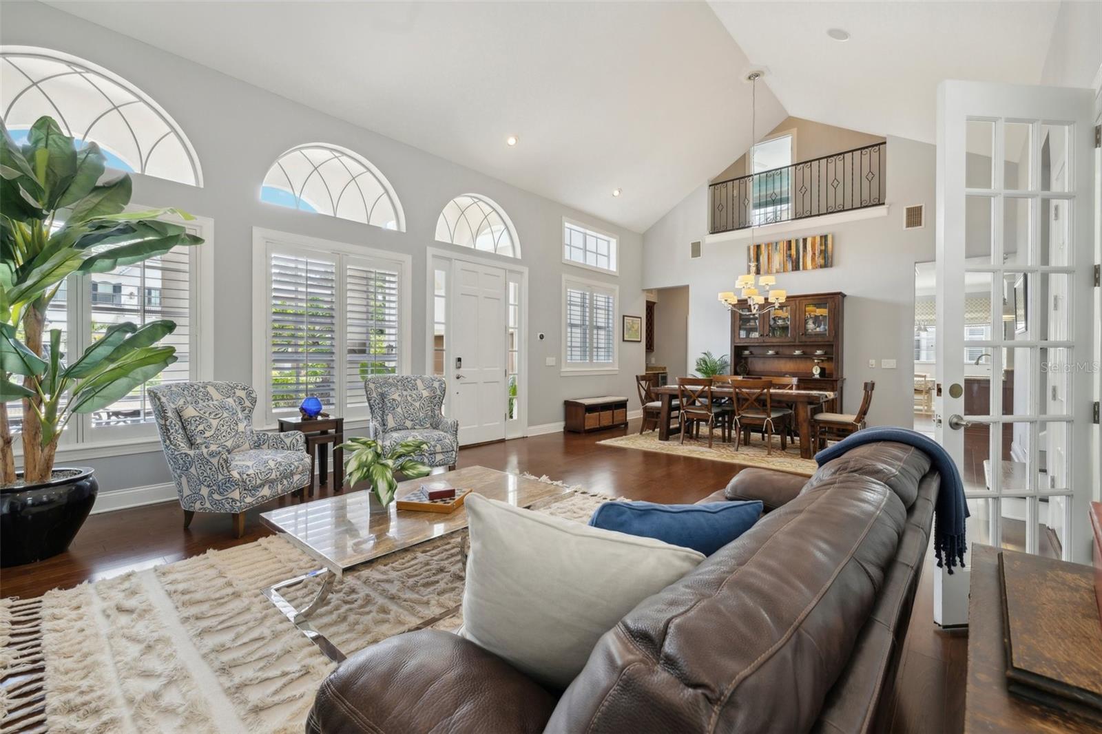 Dining room and den