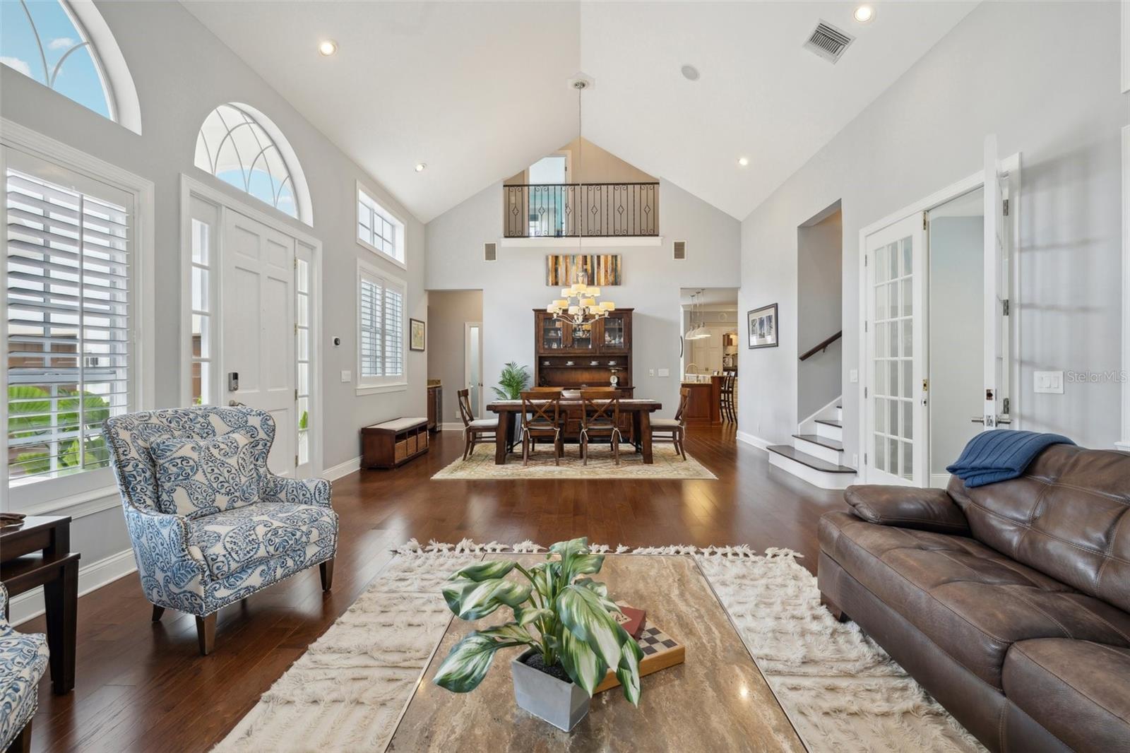 Dining room and den