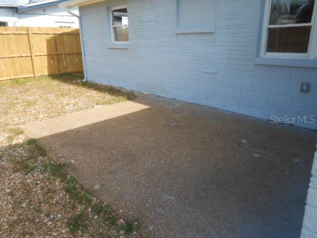 Rear Yard Patio