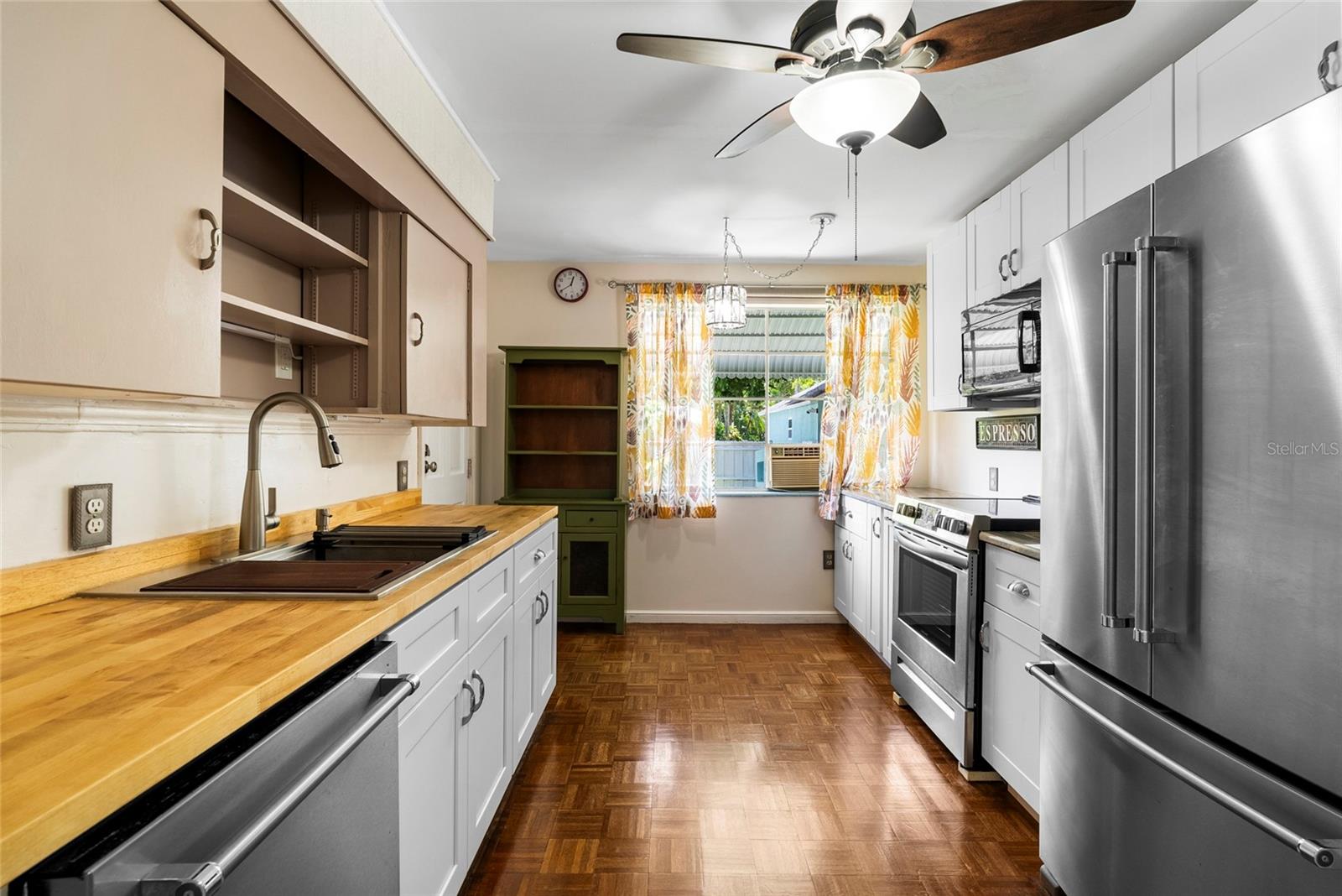 Kitchen space.