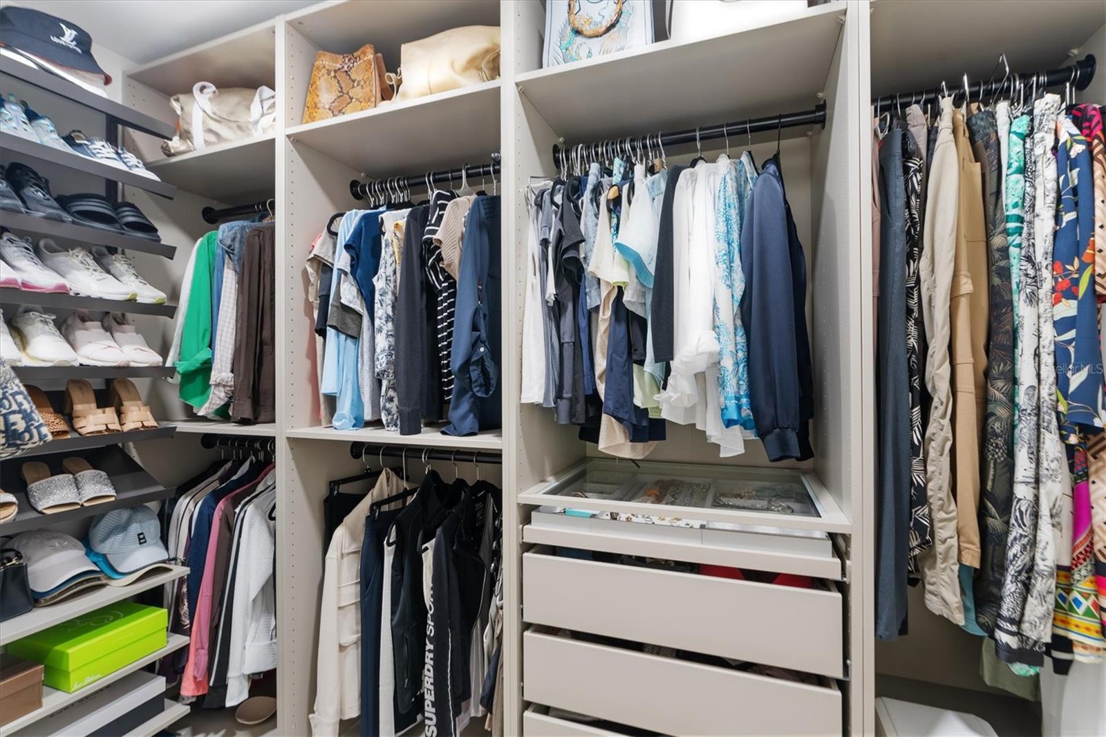 Custom walk-in closet