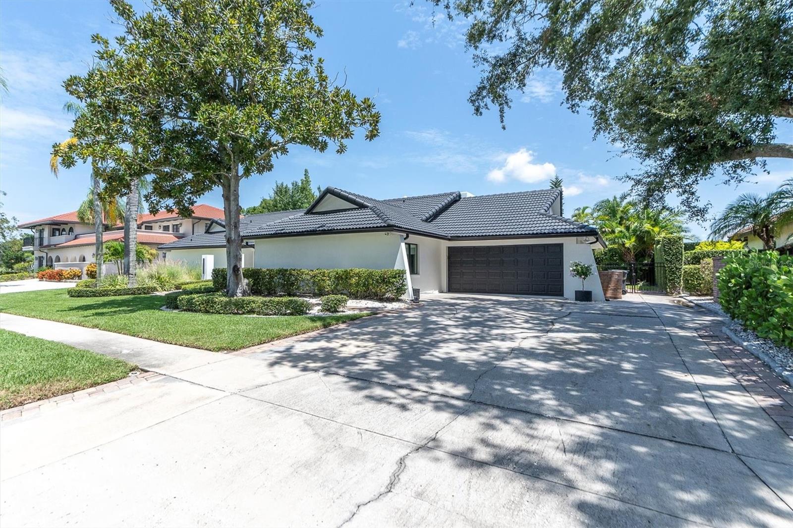 2 car garage and extra driveway parking