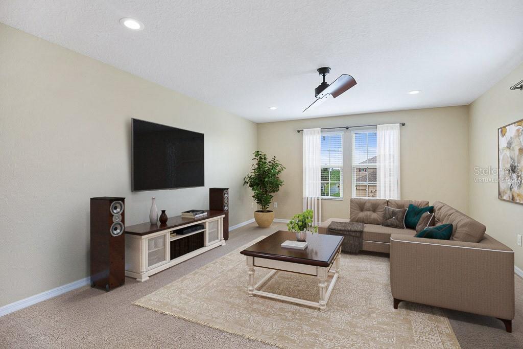 Virtually Staged Bonus Room/ Loft