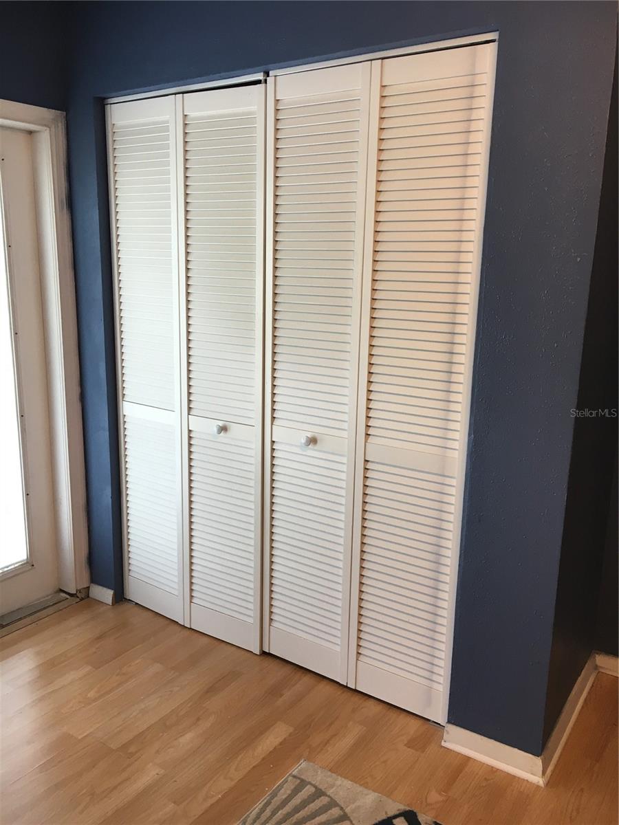 Bonus room closet