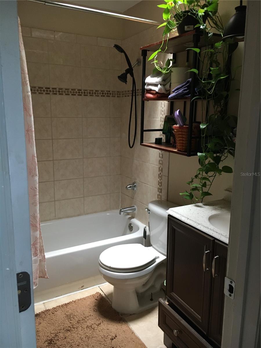 Bathroom with skylight