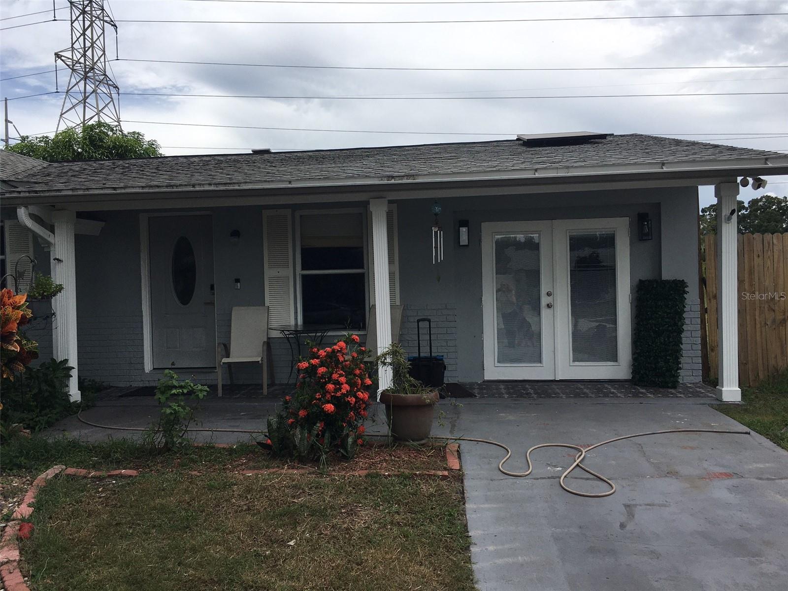 French doors leading to bonus room