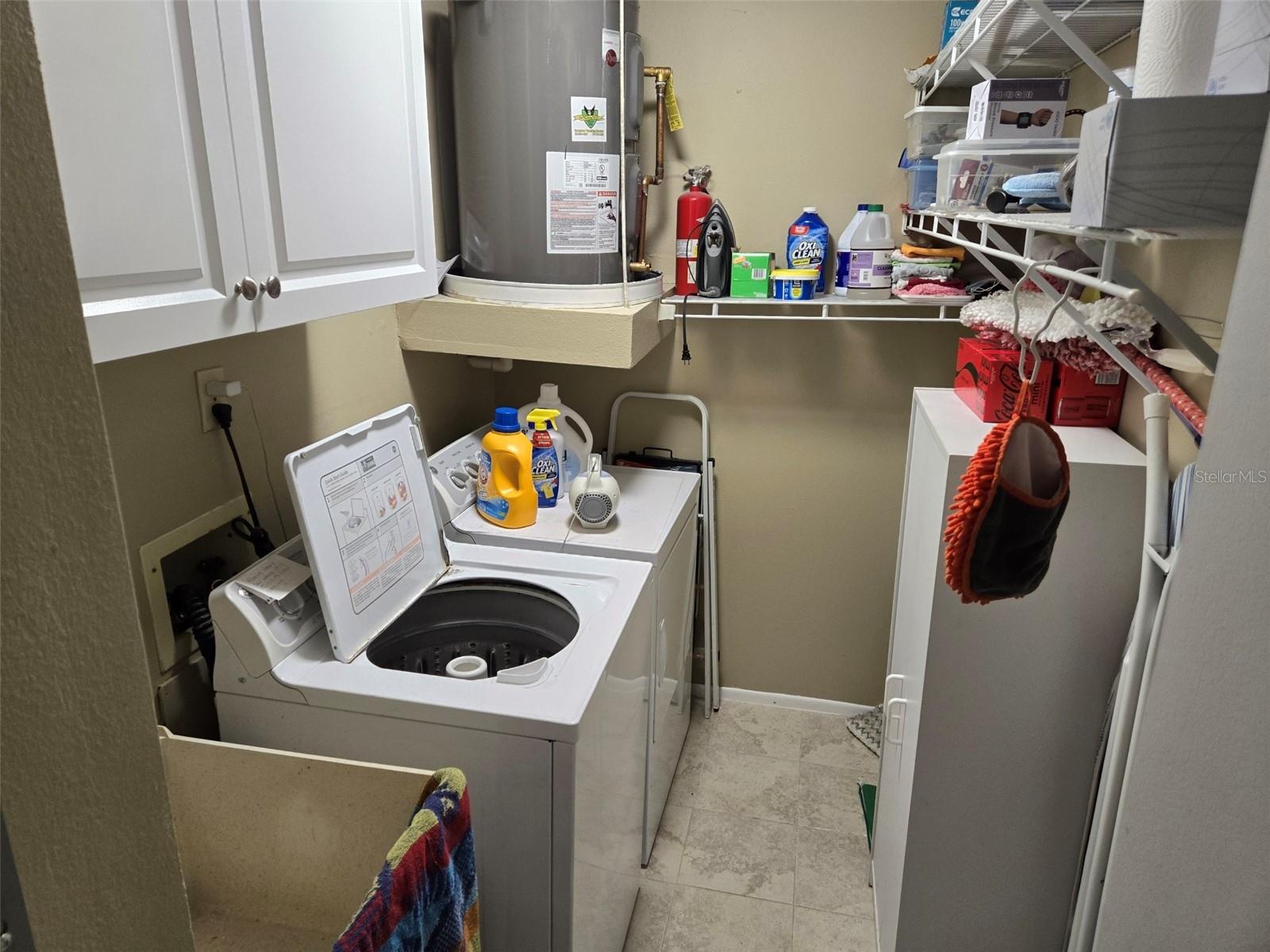 inside laundry room