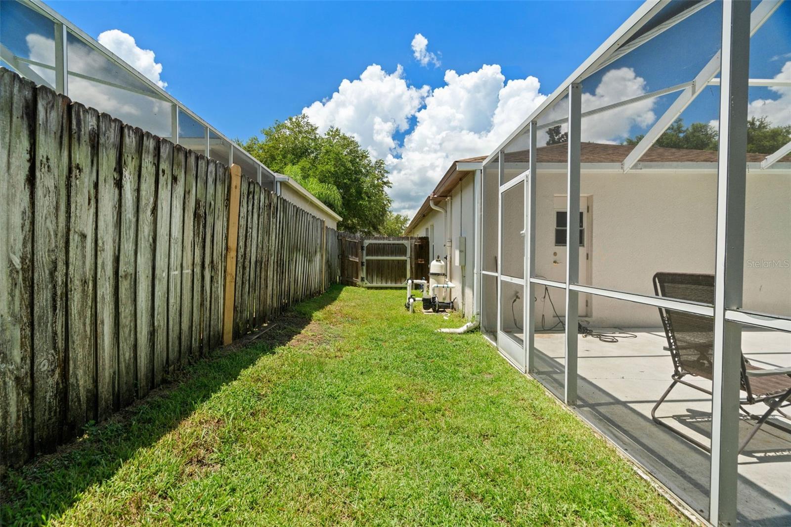 Fully Fenced in Back Yard, Great for furry friends and young ones