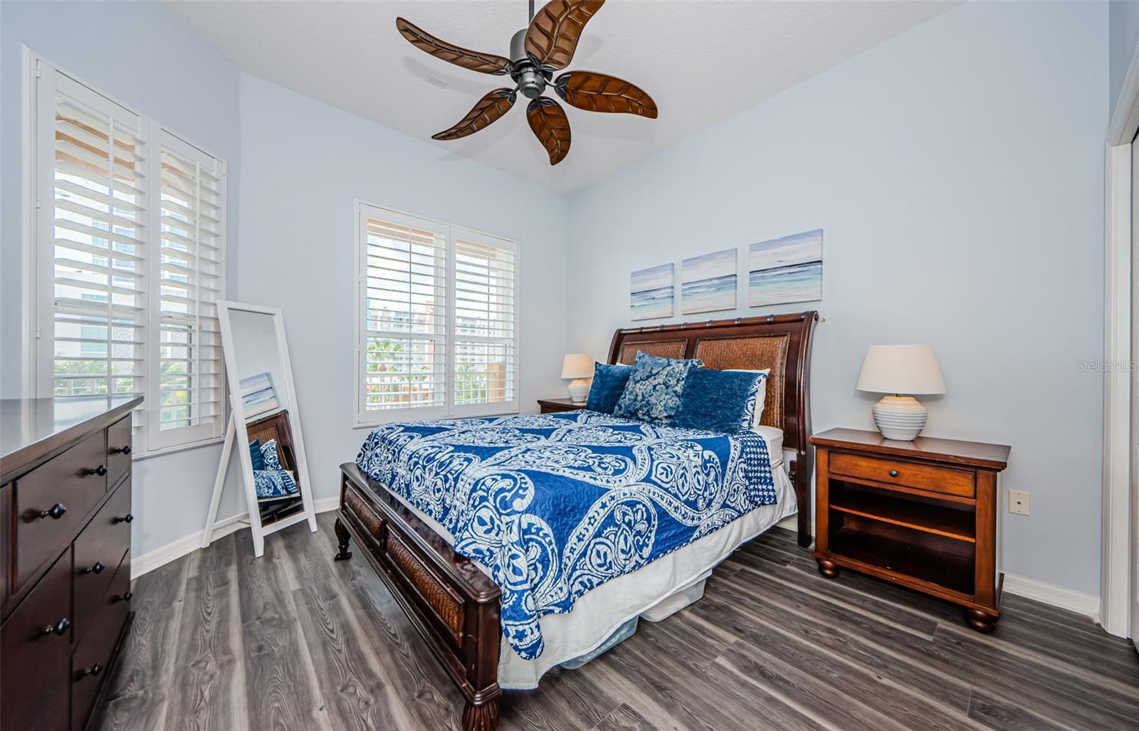 3rd Bedroom with Plantation Shutters.