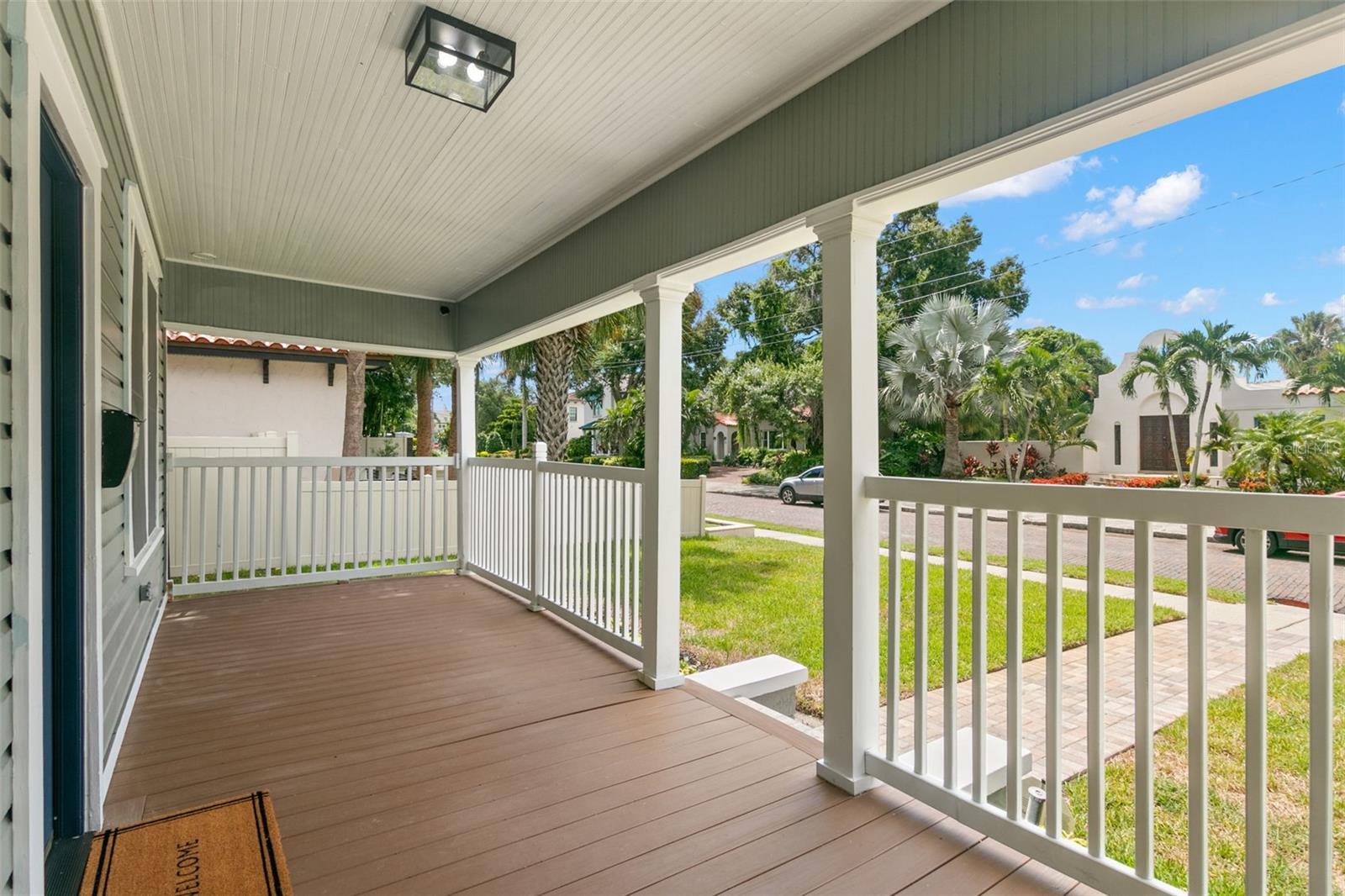 Large front porch for that Southern Charm.