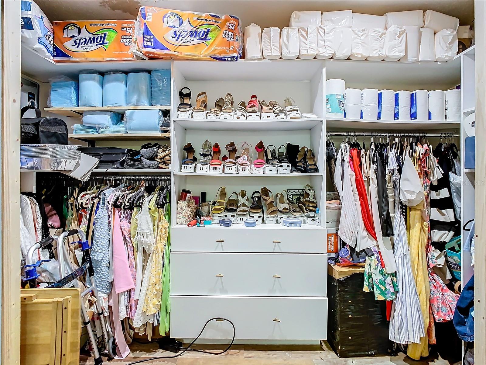 custom walk in closet