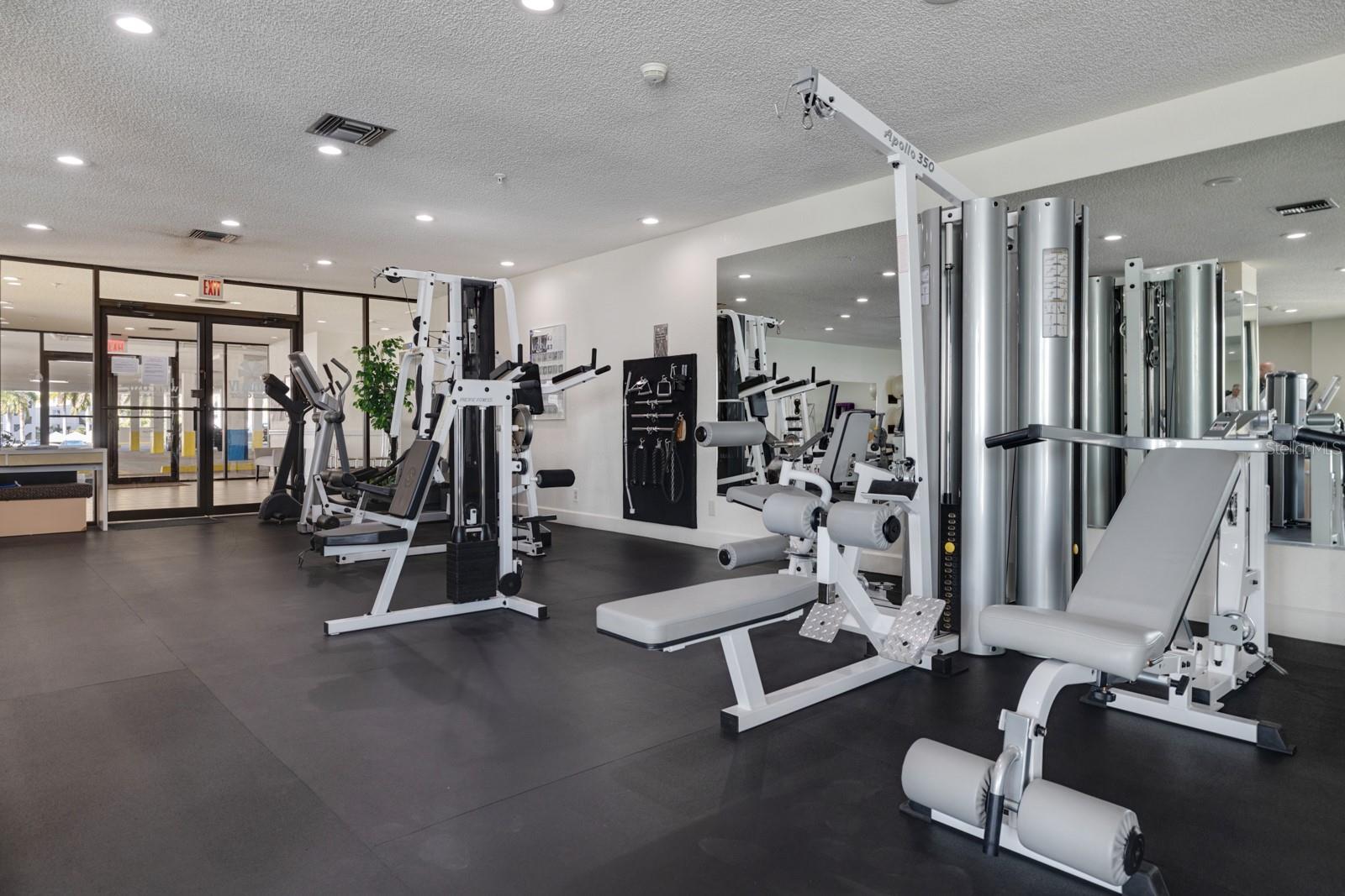 Fitness Center on 2nd Floor