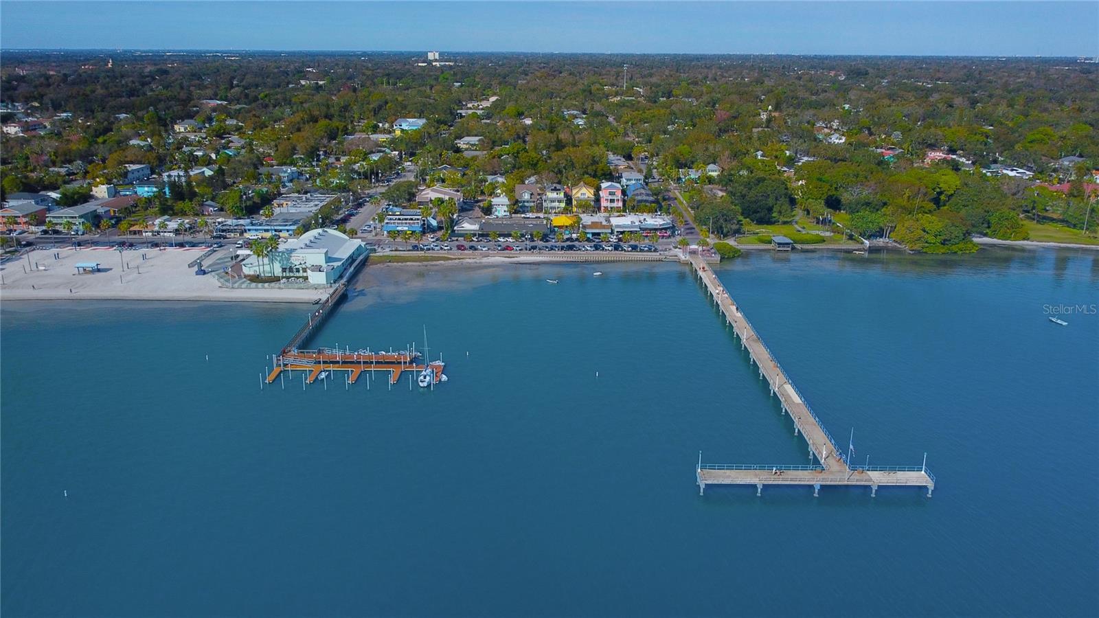 Aerial of Gulfport Pier