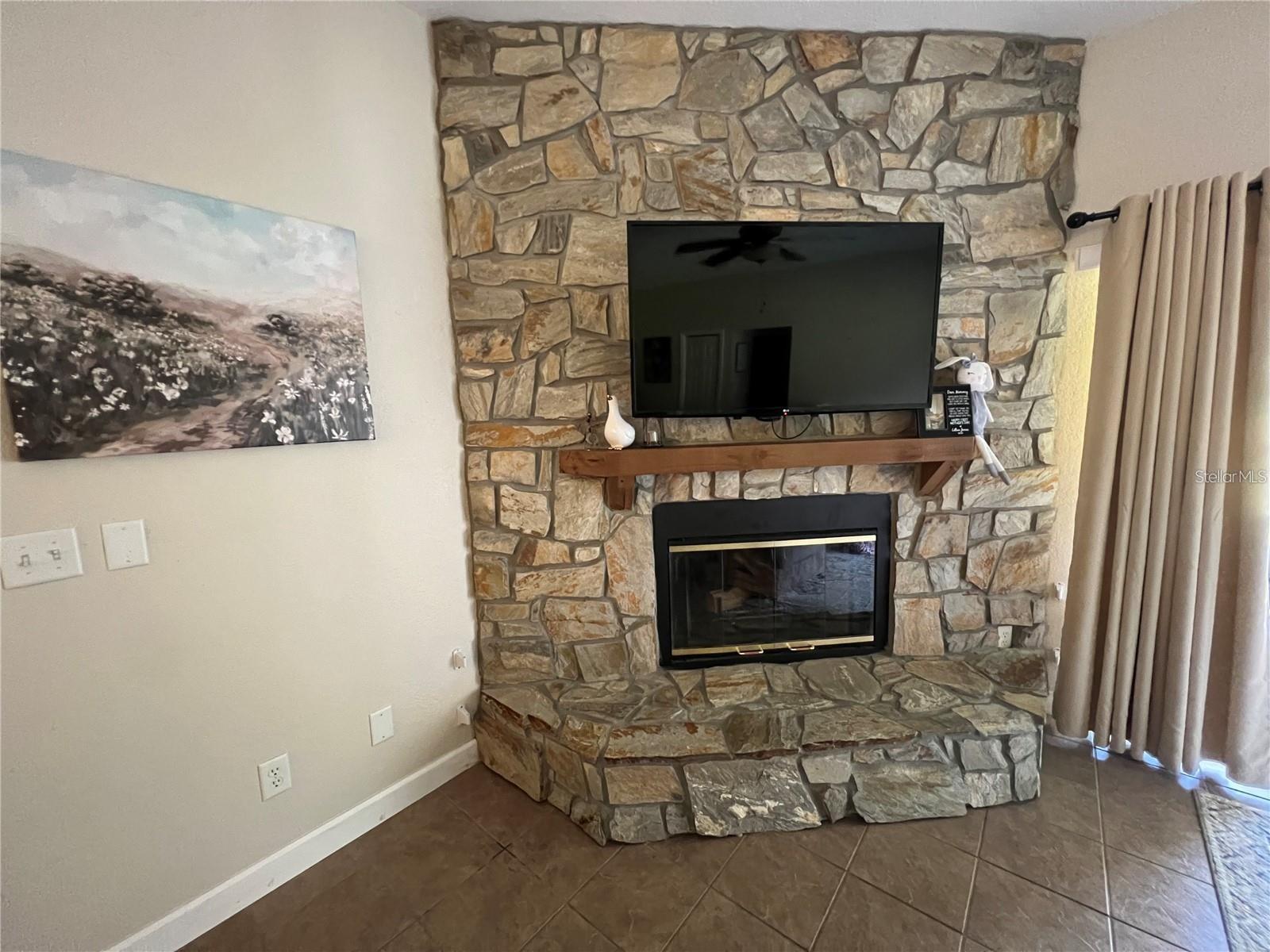 Living room Fireplace