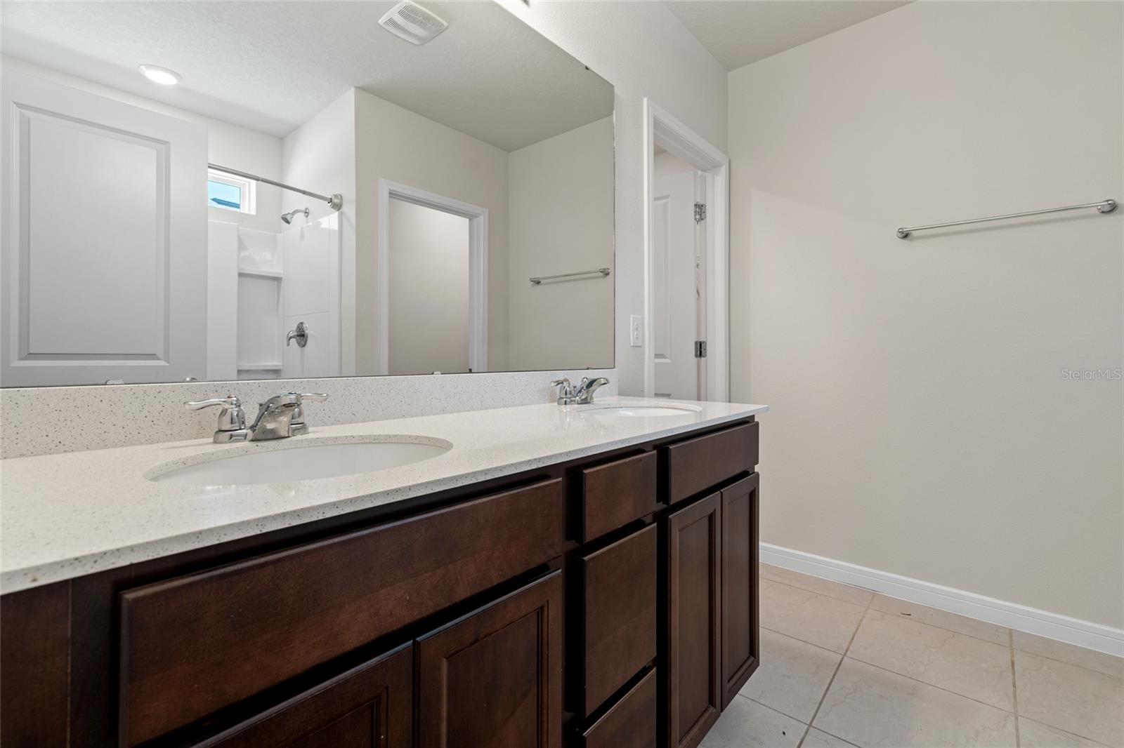 His and hers vanity - master bath