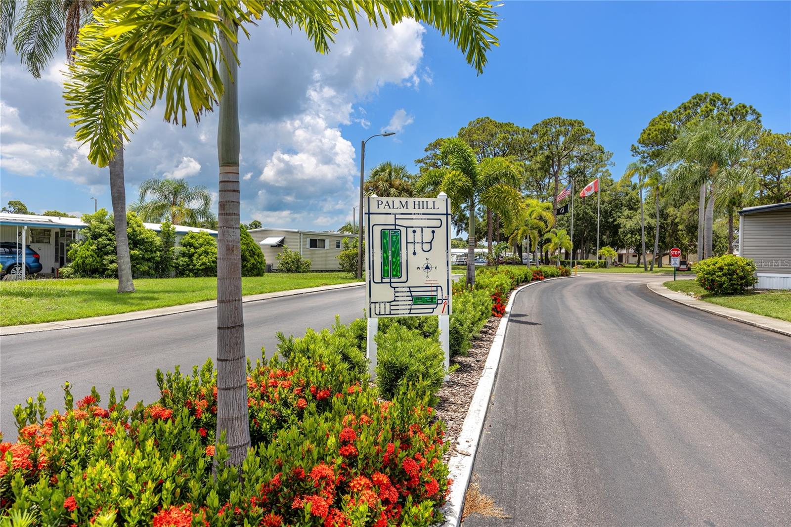 Welcome to the beautifully maintained community of Palm Hill, a 55+ community with lots of amenities and an active social calendar.