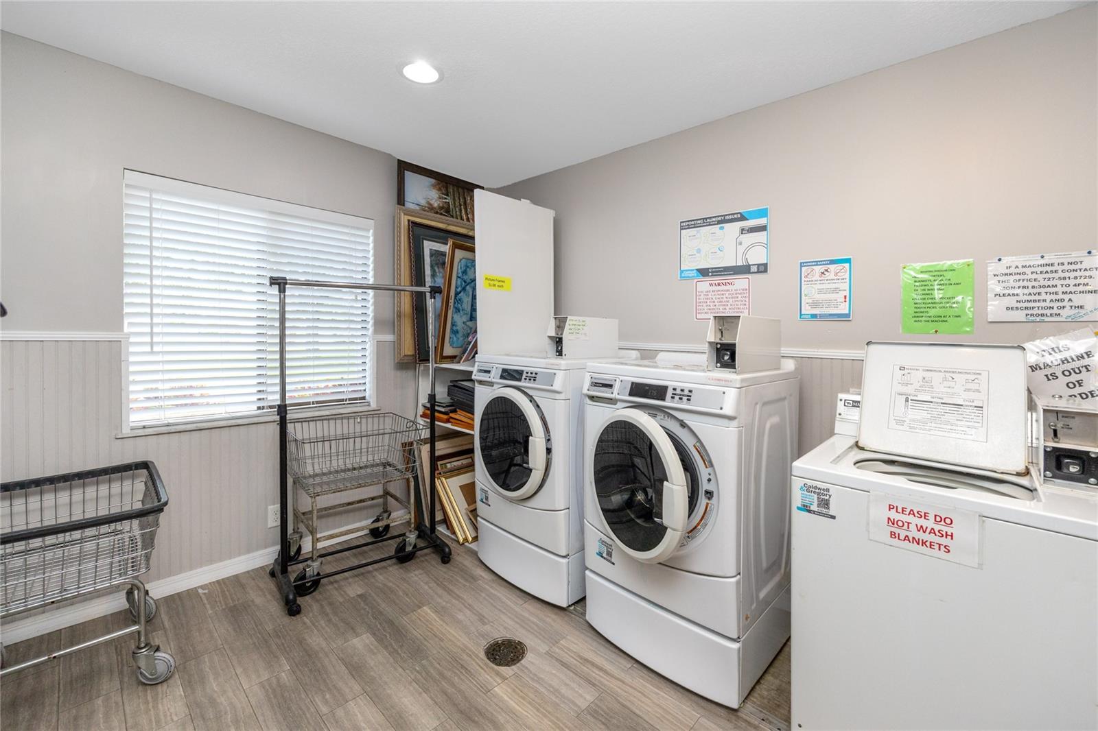 Community laundry area