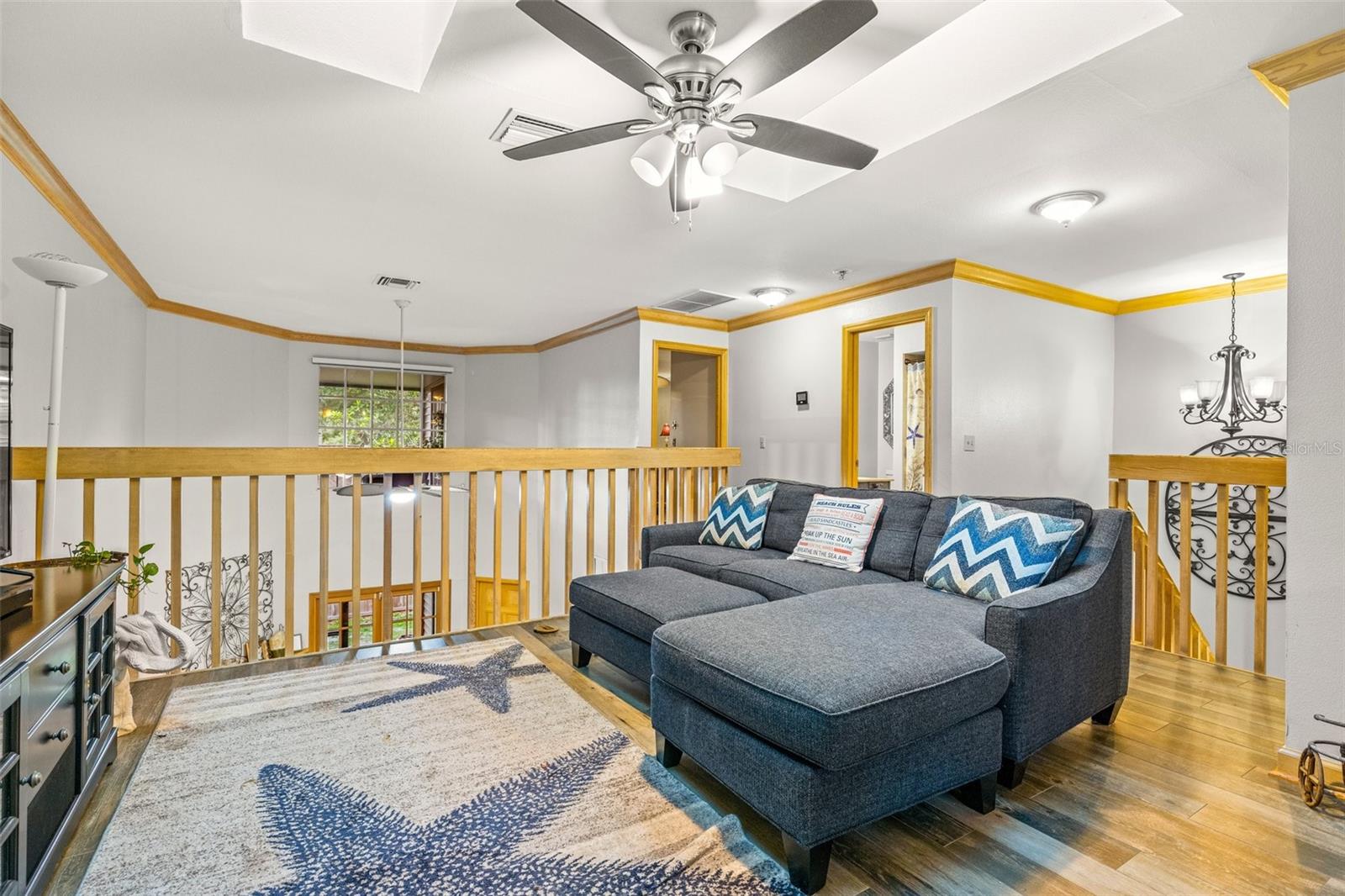 Upstairs Bonus Room with Skylights