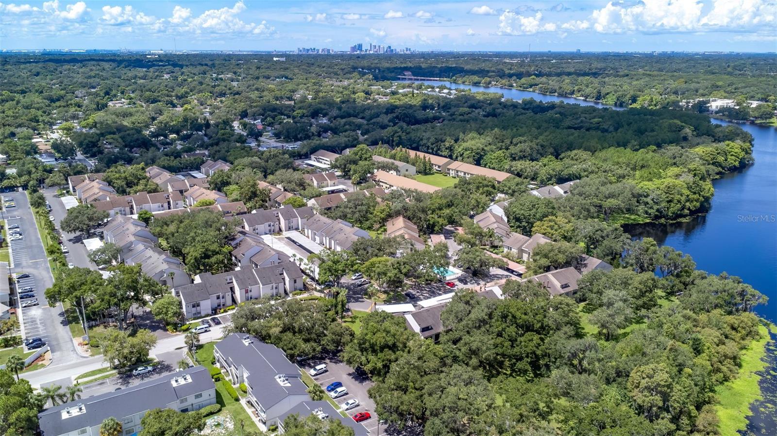 Aerial view of River Oaks