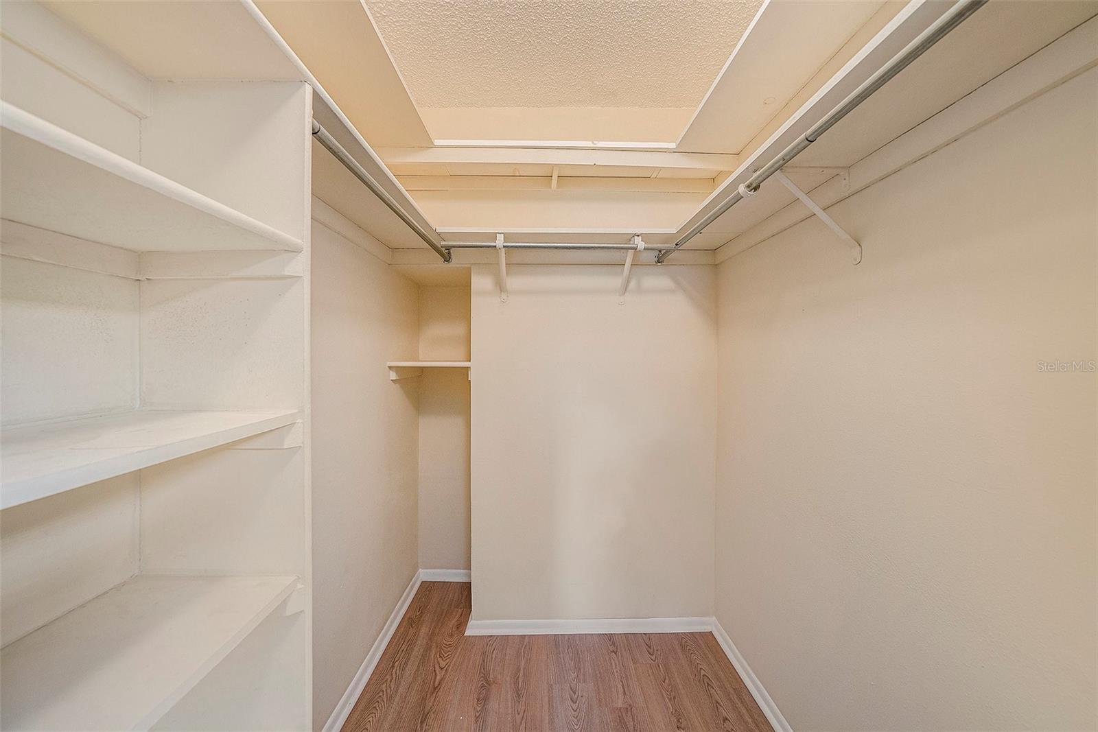 Primary Walk In Closet