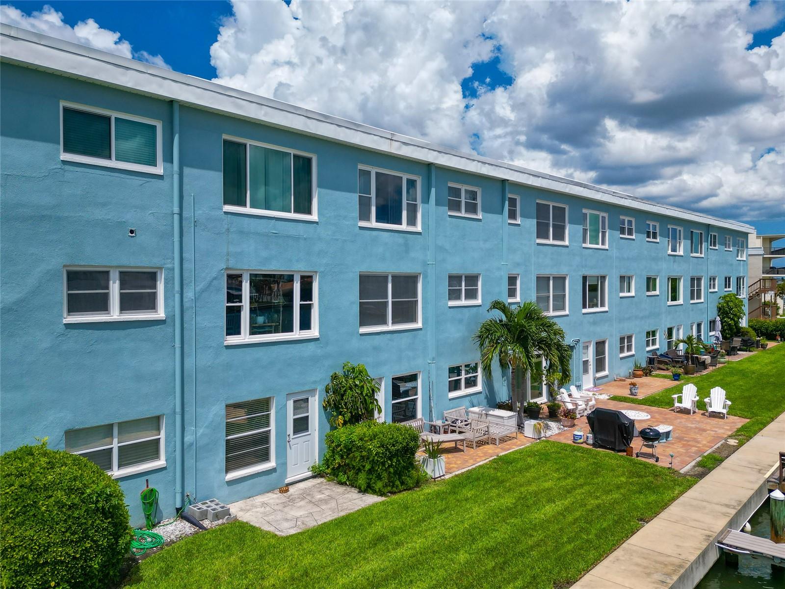 Rear Exterior with shared patio area