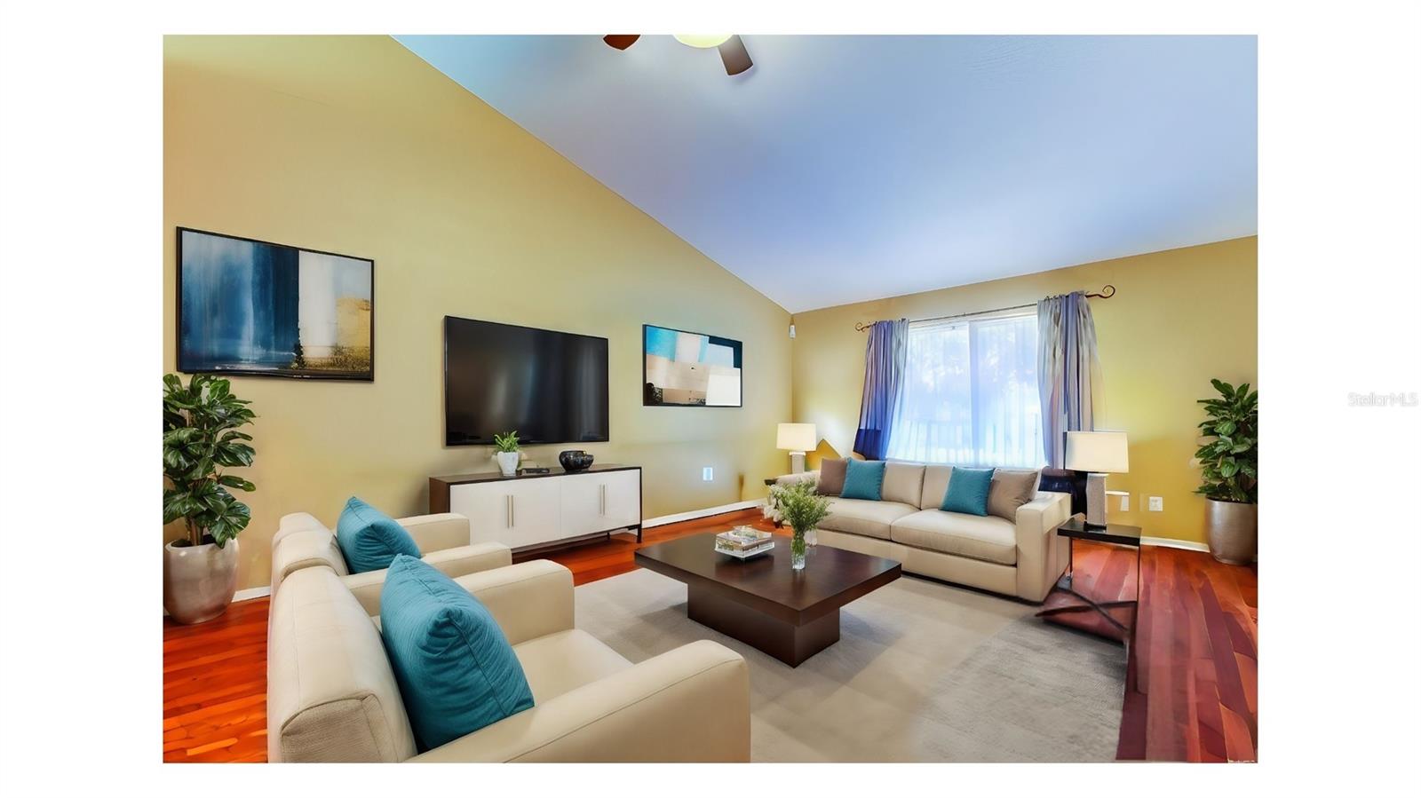 Virtual Staged Family Room