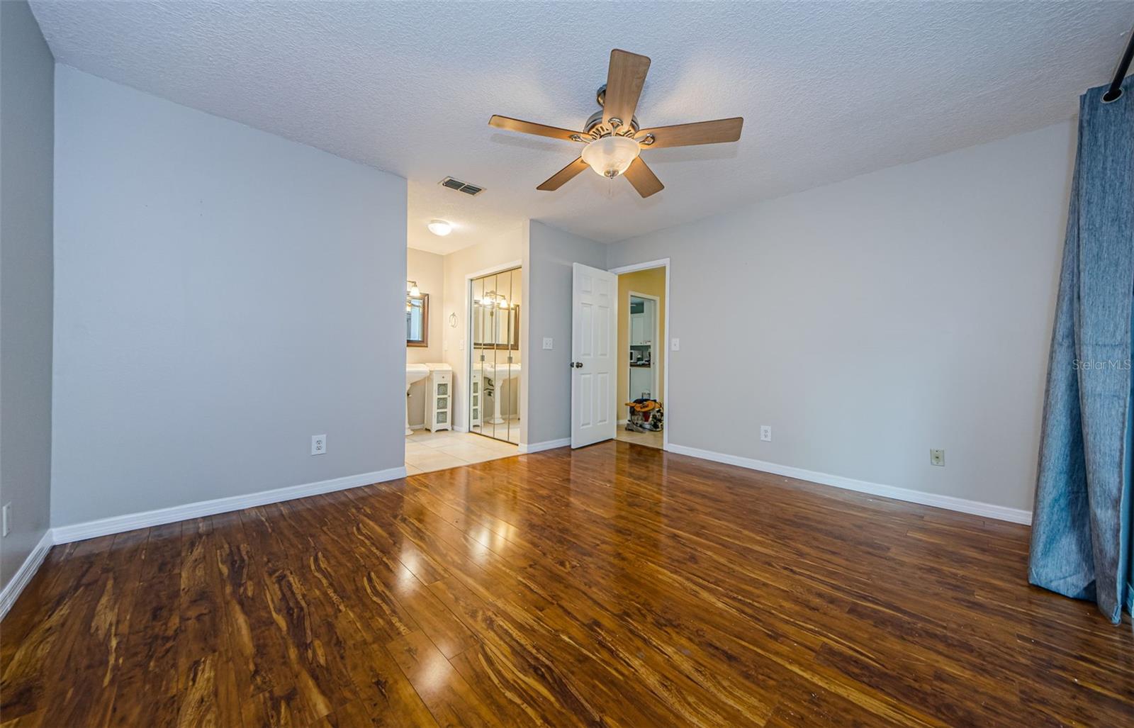 Primary bedroom, door to upper right goes to dining room