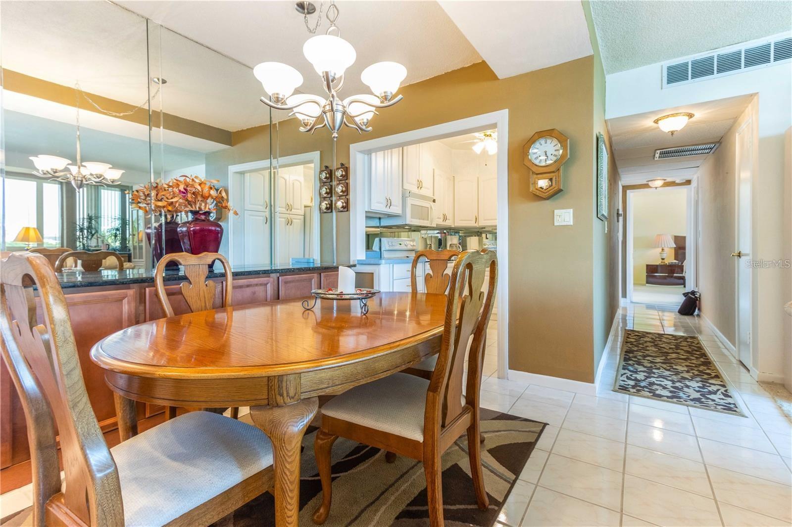 DINING AREA/ LIVING ROOM COMBO OFF OF KITCHEN