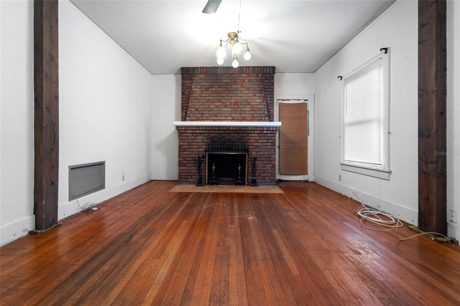 Living Room Fireplace View