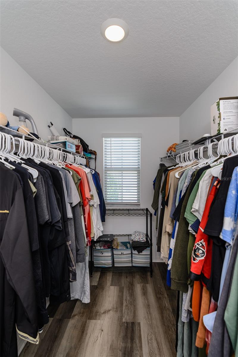 Primary walk-In Closet