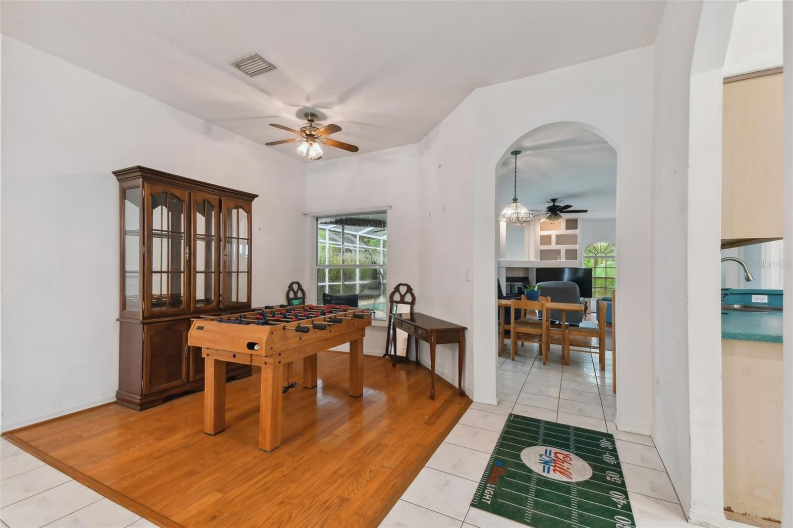 Entry opens to Living/Dining Room