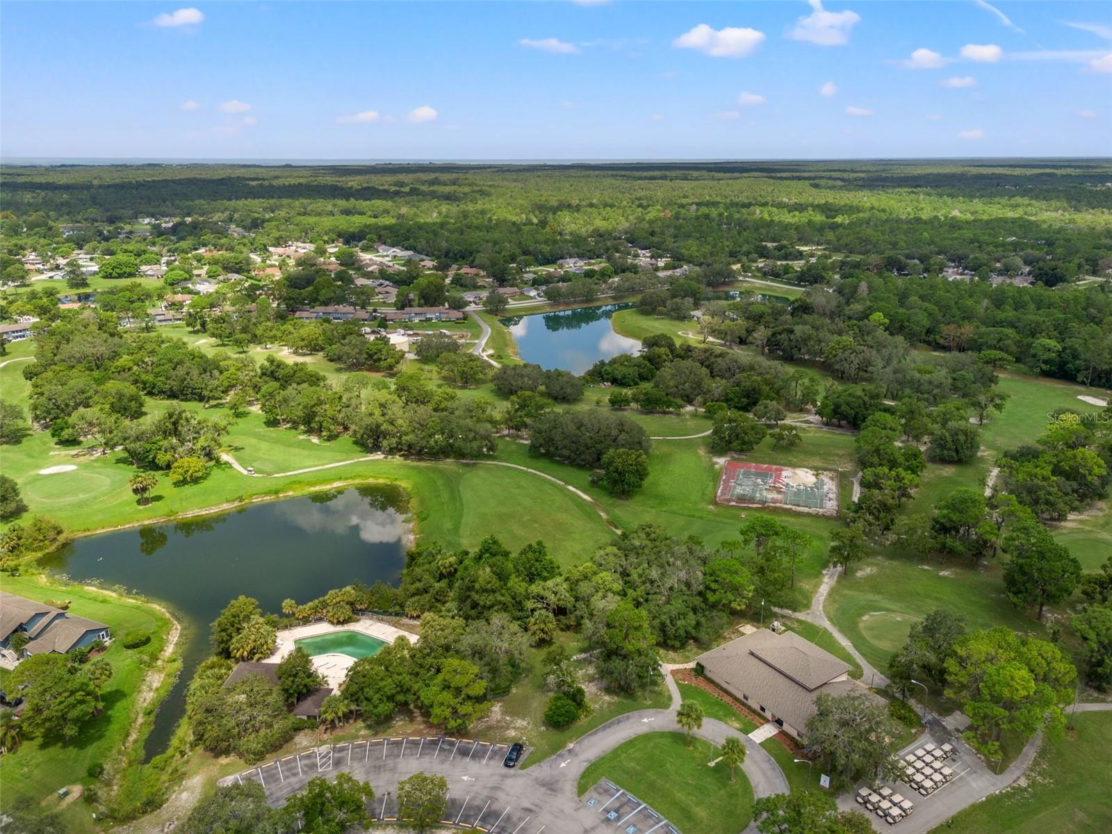 Golf course and Lakes