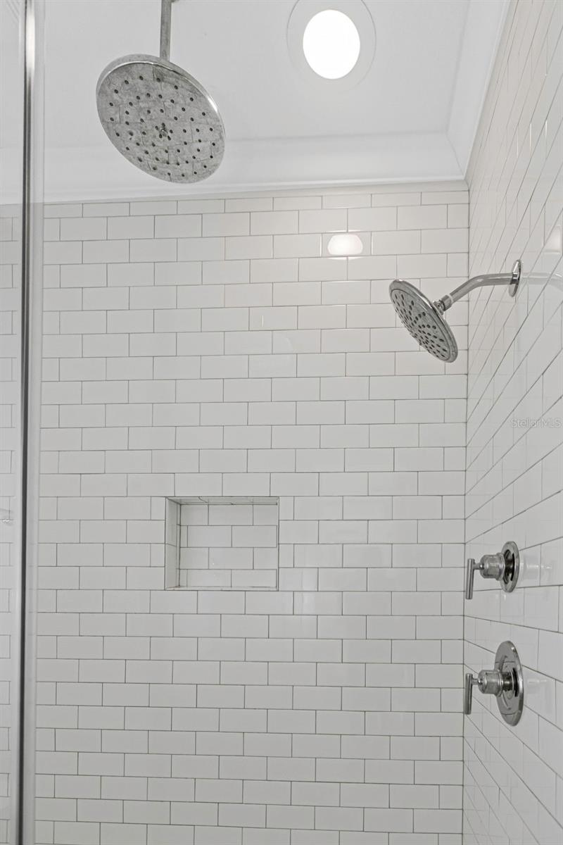 Primary Bathroom - Overhead Rain Shower Head