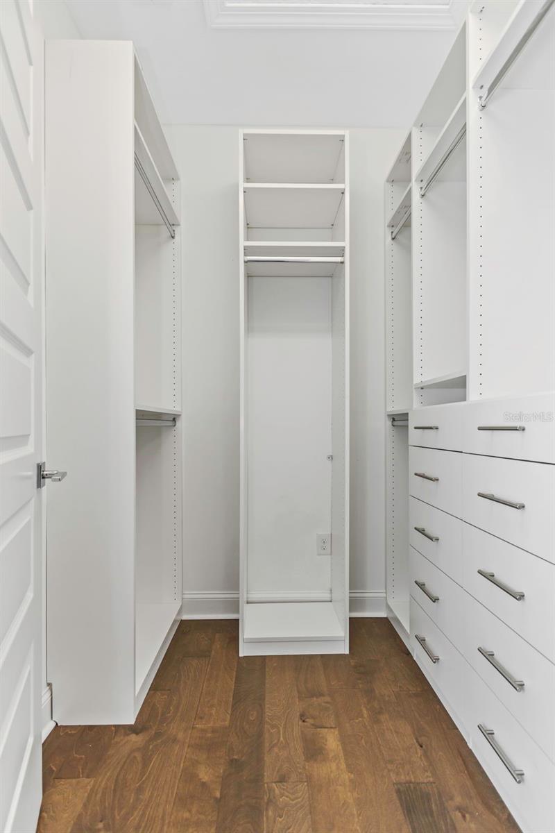 Custom Built Walk-In Closet